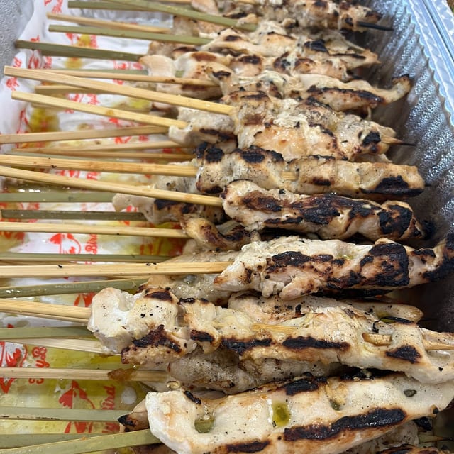 Grilled Chicken Skewers.